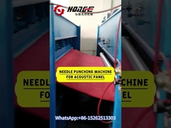 ノンウェブン機械用の針刺布の作り方