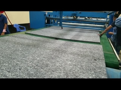 廃棄物フェルトの生産ラインの主な構成要素は何ですか?