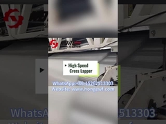 ポリエステル繊維が 横のラッパーを通る過程は?