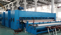HongYi-2年の保証80-500kg/h容量の非編まれた生地の製造業機械針の打つ生産ライン